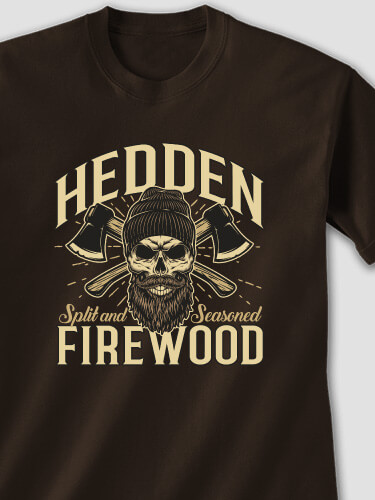 Firewood Dark Chocolate Adult T-Shirt