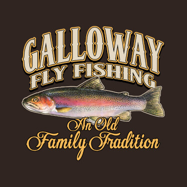 Dark Chocolate Fly Fishing Family Tradition Personalized default 
