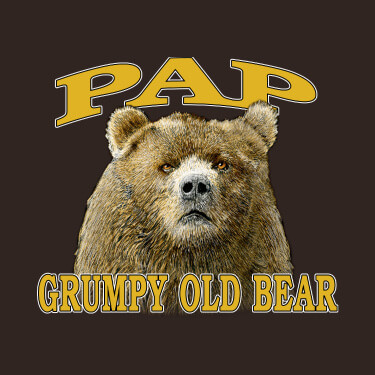 Dark Chocolate Grumpy Old Bear Personalized default 