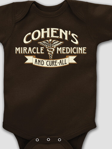 Miracle Medicine Dark Chocolate Baby Bodysuit
