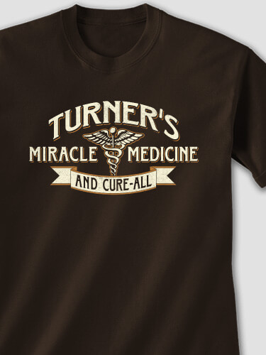 Miracle Medicine Dark Chocolate Adult T-Shirt