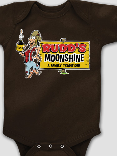 Moonshine Dark Chocolate Baby Bodysuit