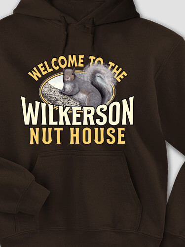 Nut House Dark Chocolate Adult Hooded Sweatshirt