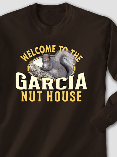 Nut House Dark Chocolate Adult Long Sleeve