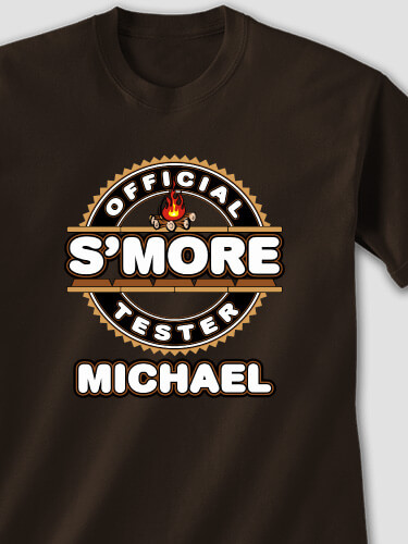 Official S'more Tester Dark Chocolate Adult T-Shirt