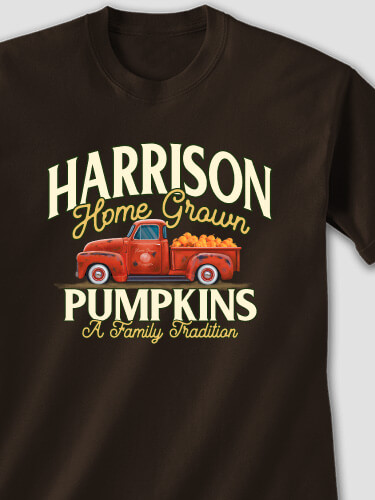 Pumpkins Dark Chocolate Adult T-Shirt