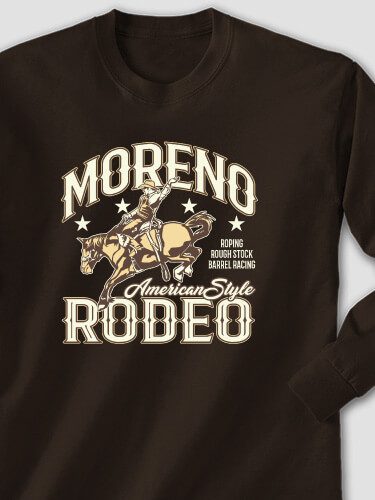 Rodeo Dark Chocolate Adult Long Sleeve