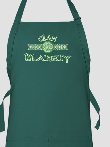 Celtic Clan Dark Green Apron