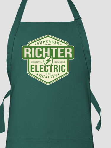 Electric Dark Green Apron