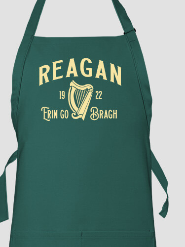 Erin Go Bragh Dark Green Apron