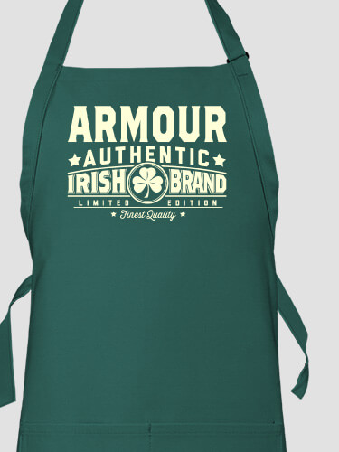 Irish Brand Dark Green Apron