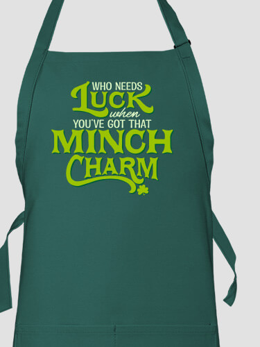 Irish Charm Dark Green Apron