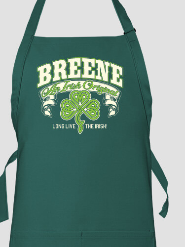 Irish Original Dark Green Apron