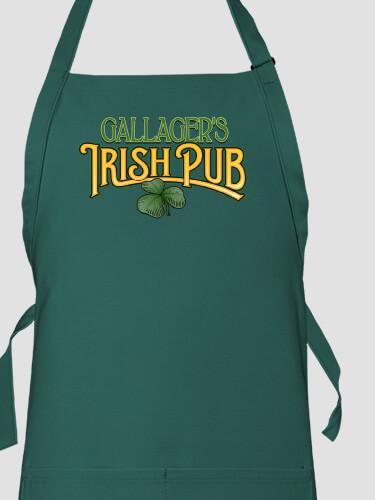 Irish Pub Dark Green Apron