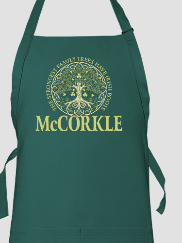 Irish Roots Dark Green Apron