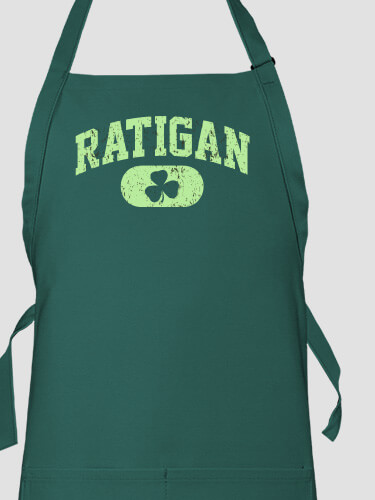 Irish Varsity Dark Green Apron