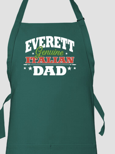 Italian Dad Dark Green Apron