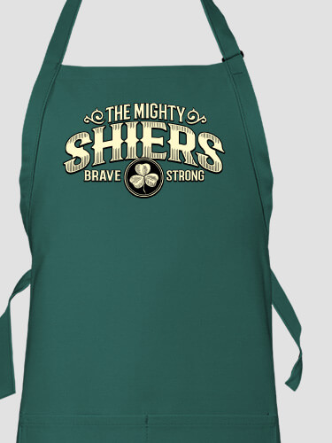 Mighty Dark Green Apron