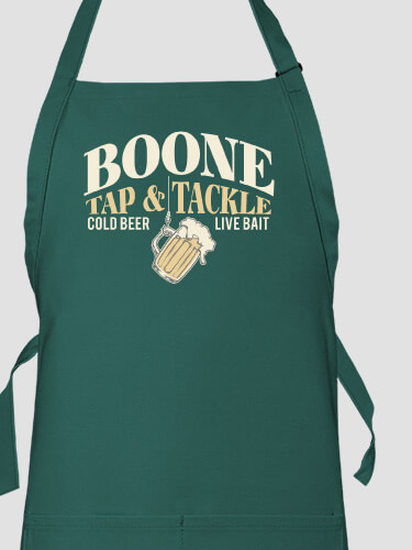 Tap and Tackle Dark Green Apron