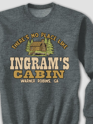 Cabin Dark Heather Adult Sweatshirt