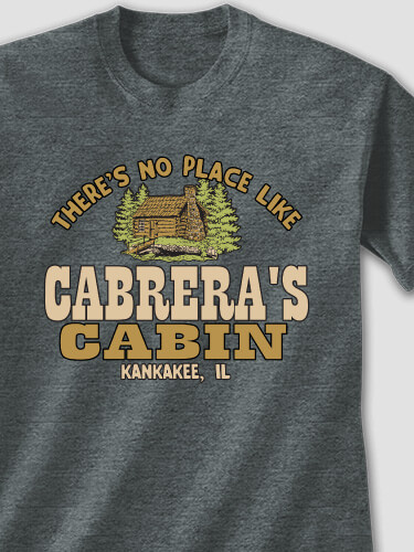 Cabin Dark Heather Adult T-Shirt