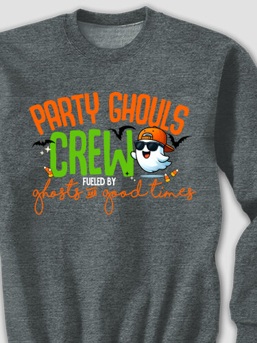 Ghosts And Good Times Dark Heather Adult Sweatshirt