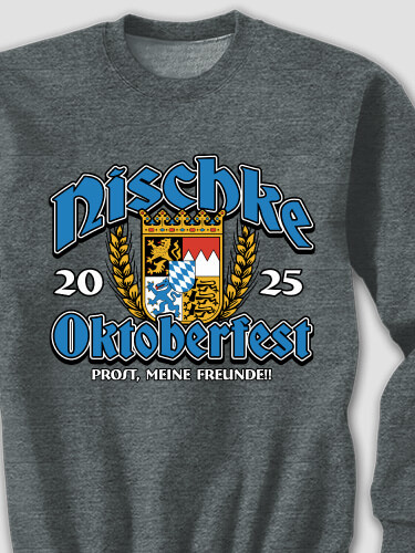 Oktoberfest Dark Heather Adult Sweatshirt