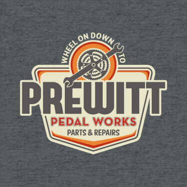 Dark Heather Pedal Works Personalized default 