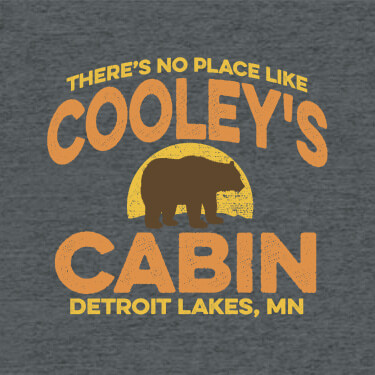 Dark Heather Rustic Cabin Personalized default 