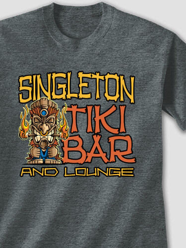Tiki Bar Dark Heather Adult T-Shirt