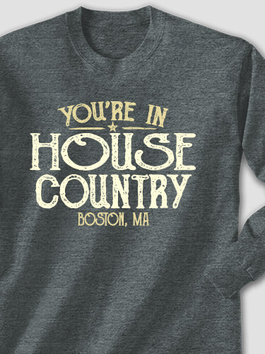 Your Country Dark Heather Adult Long Sleeve