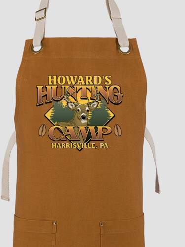Deer Hunting Camp Duck Brown/Stone Canvas Work Apron