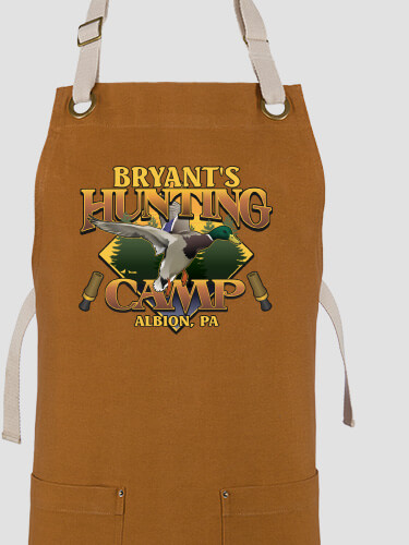 Duck Hunting Camp Duck Brown/Stone Canvas Work Apron