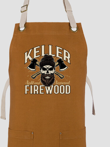 Firewood Duck Brown/Stone Canvas Work Apron