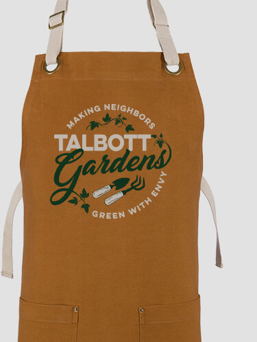 Gardens Duck Brown/Stone Canvas Work Apron