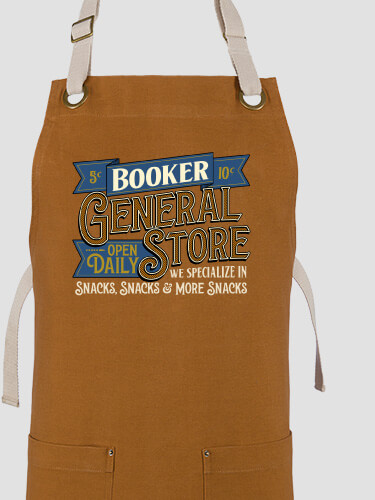 General Store Duck Brown/Stone Canvas Work Apron