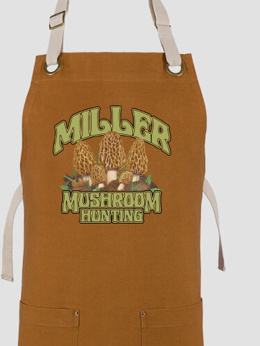 Mushroom Hunting Duck Brown/Stone Canvas Work Apron