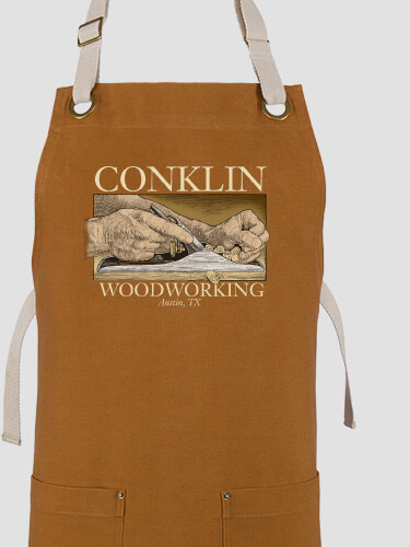 Woodworking Duck Brown/Stone Canvas Work Apron