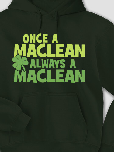 Always Irish Forest Green Adult Hooded Sweatshirt