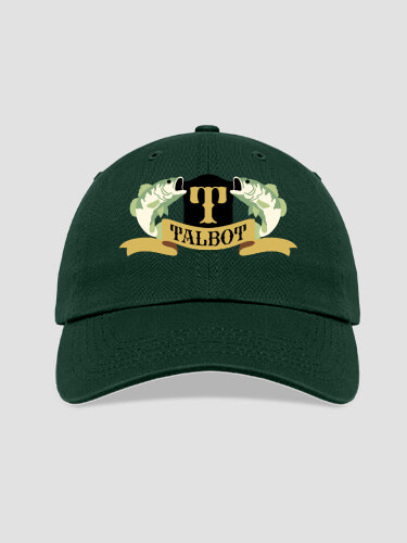 Bass Coat Of Arms Forest Green Embroidered Hat