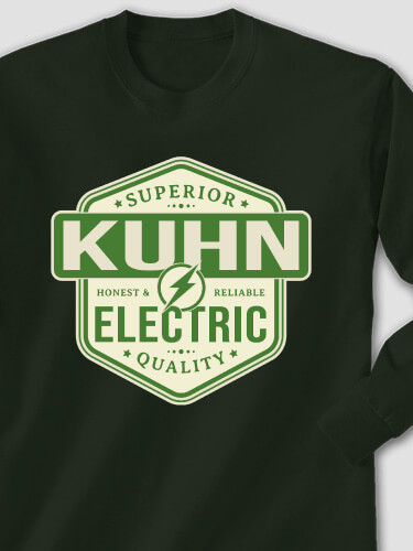 Electric Forest Green Adult Long Sleeve