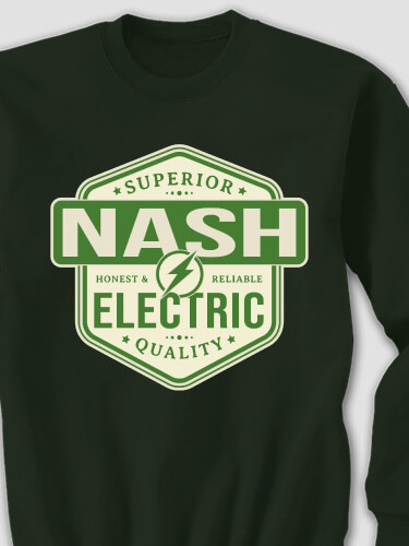 Electric Forest Green Adult Sweatshirt