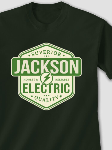 Electric Forest Green Adult T-Shirt