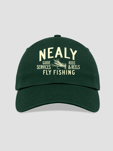 Forest Green Fly Fishing Guide Personalized embroidered-hat 