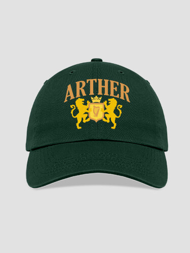Irish Crest Forest Green Embroidered Hat