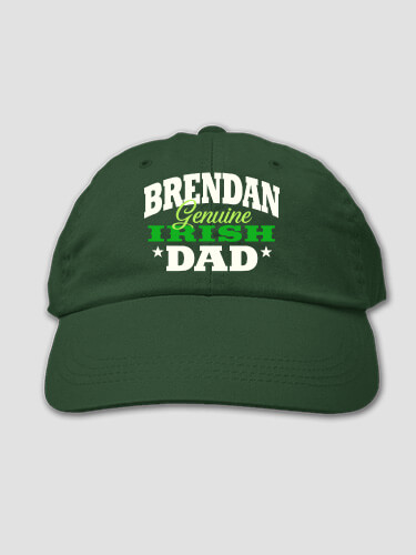Irish Dad Forest Green Embroidered Hat