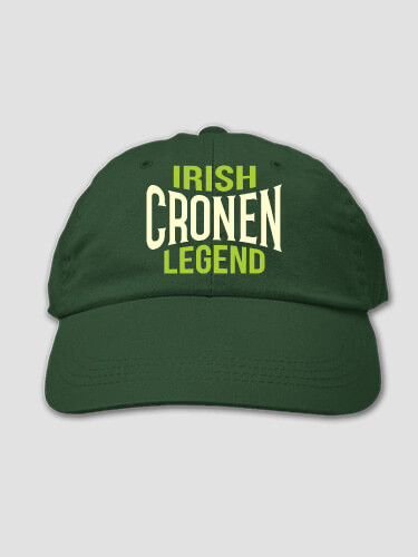 Irish Legend Forest Green Embroidered Hat