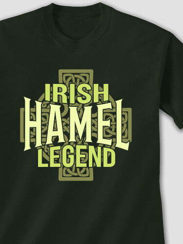 Irish Legend Forest Green Adult T-Shirt