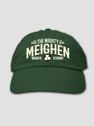 Mighty Forest Green Embroidered Hat