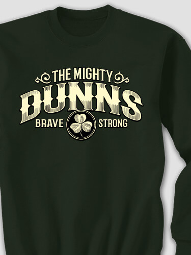 Mighty Forest Green Adult Sweatshirt